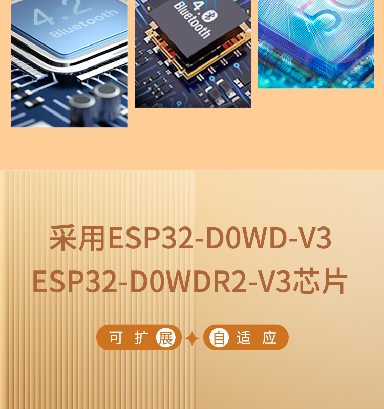樂鑫科技官網(wǎng)ESP32-WEOVER-E/IE Wi-Fi+Bluetooth+Bluetooth LE MCU模組藍(lán)牙wifi無(wú)線模塊廠家
